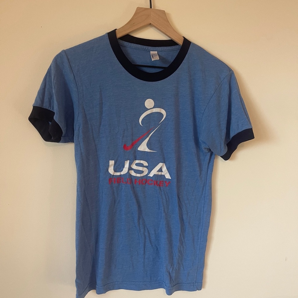USA Field Hockey American Apparel Women’s Size S Tee T shirt